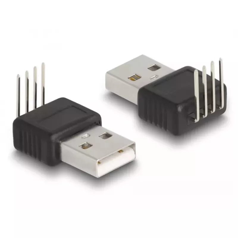 Adaptador DeLOCK USB 2.0 Type-A macho para 4 pinos 90° inclinado