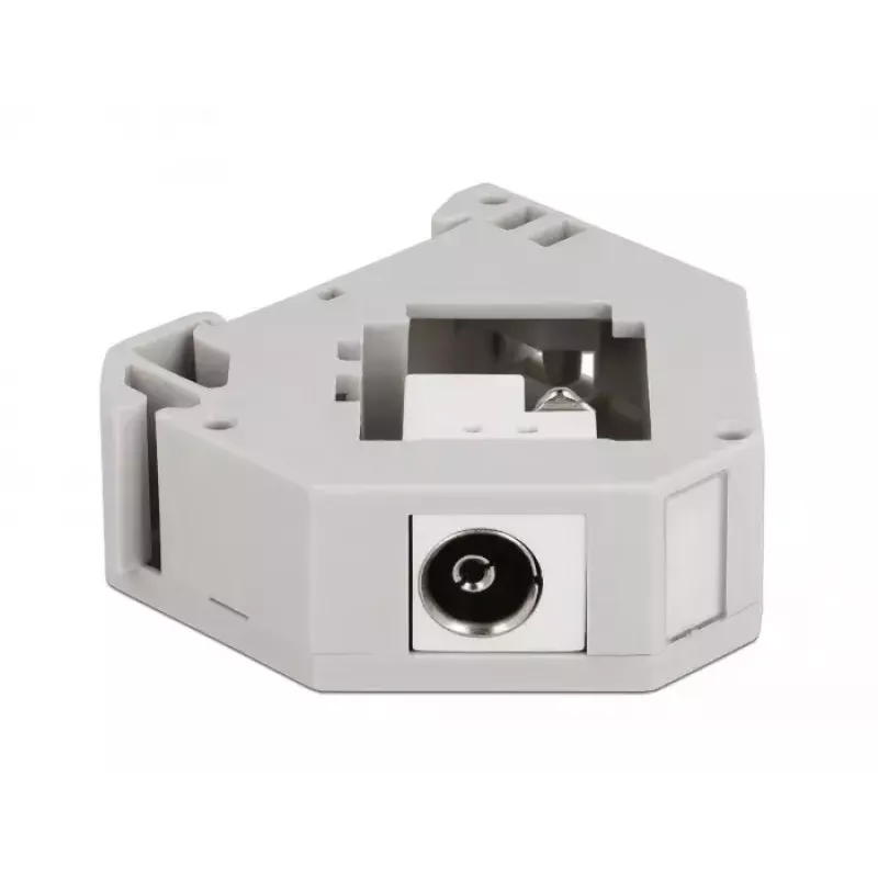 Módulo Keystone DELOCK 87159, cinzento/branco, conector fêmea, terminal de aperto, 60,1 × 59,4 × 21,6 mm