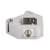 Módulo Keystone DELOCK 87160 — F macho para F macho, cinzento, 60,1×59,4×21,6 mm