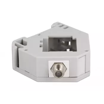 Módulo Keystone DELOCK 87160 — F macho para F macho, cinzento, 60,1×59,4×21,6 mm