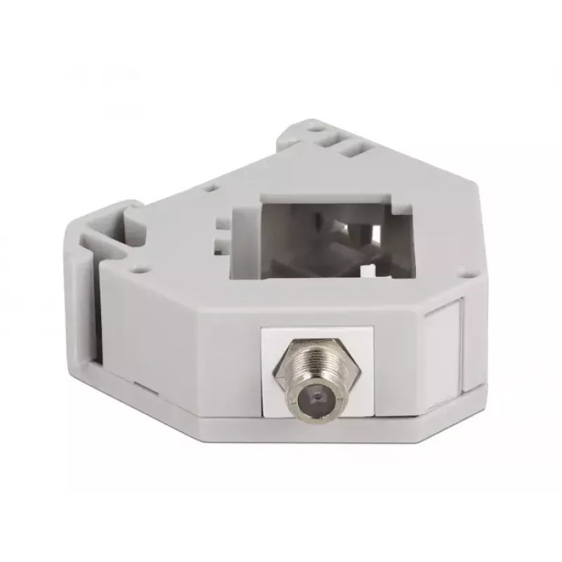 Módulo Keystone DELOCK 87160 — F macho para F macho, cinzento, 60,1×59,4×21,6 mm