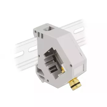 Módulo Keystone DELOCK 87162 — terminal de ligação para terminal de ligação, cinzento/branco, 60,1 × 59,4 × 21,6 mm