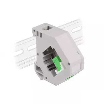 Módulo Keystone DELOCK 87165 — adaptador SC para SC, verde/cinzento/branco, 60,1×59,4×21,6 mm