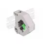 Módulo Keystone DELOCK 87165 — adaptador SC para SC, verde/cinzento/branco, 60,1×59,4×21,6 mm