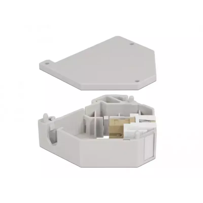Módulo Keystone DELOCK 87167 — adaptador SC para SC, cinzento, 60,1×59,4×21,6 mm