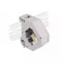 Módulo Keystone DELOCK 87167 — adaptador SC para SC, cinzento, 60,1×59,4×21,6 mm