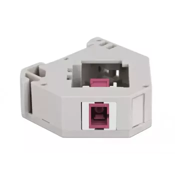 Delock 87182 Módulo Keystone para calha DIN adaptador SC Simplex, violeta