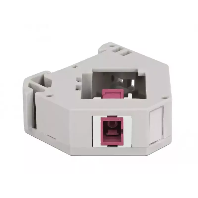 Delock 87182 Módulo Keystone para calha DIN adaptador SC Simplex, violeta