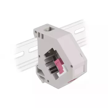Delock 87182 Módulo Keystone para calha DIN adaptador SC Simplex, violeta