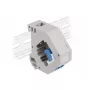 Módulo Keystone DELOCK 87189 — LC para LC duplex, cores azul/cinzento/branco, 60,1×59,4×21,6 mm