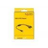 Cabo DeLOCK 61061 PS/2 0,43 m 2x 6 pinos Mini-DIN USB A preto
