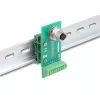 Adaptador de módulo de transferência DeLOCK M12 8 pinos codificação A fêmea para barra de terminais de 9 pinos