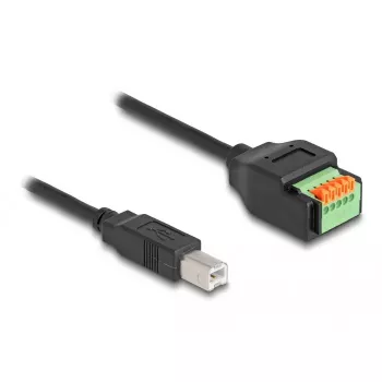 Adaptador DeLOCK USB Type-C 2.0 fêmea para barra de terminais 66457
