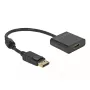 Adaptador DisplayPort 1.2 macho para HDMI fêmea 4K ativo DeLOCK 63585
