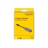 Adaptador de cabo DeLOCK 66248 RJ-45 USB C cinzento 0,09m