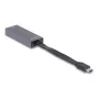 Adaptador de cabo DeLOCK 66248 RJ-45 USB C cinzento 0,09m