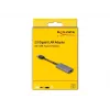 Adaptador de cabo DeLOCK 66247 RJ-45 USB A cinzento 0,09 m