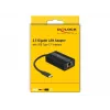 DeLOCK 65990 adaptador USB Type-C para LAN de 2,5 Gigabit, preto