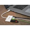Manhattan 163552 hub USB 3.0, 4 portas (3x USB-A, 1x USB-C), com porta USB-C Power Delivery