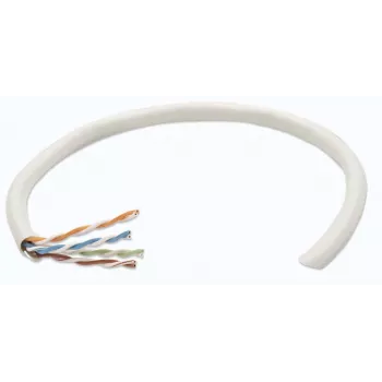 Cabo de rede em massa Intellinet Cat6, 23 AWG, fio maciço, 305 m, cinzento, cobre, U/UTP, caixa