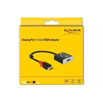 Adaptador DisplayPort 1.4 ativo para HDMI DeLOCK 65207