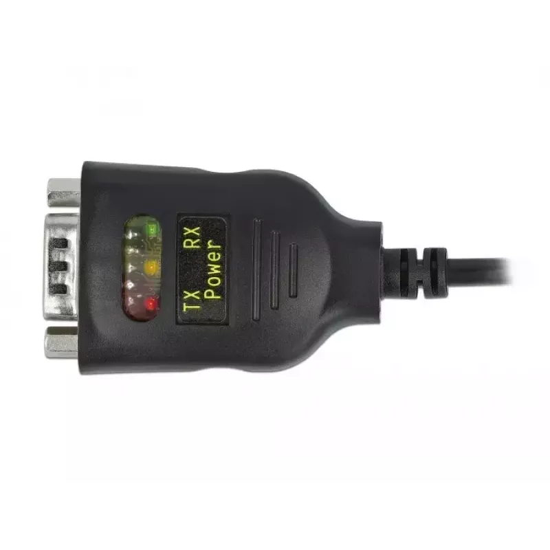 Cabo série DeLOCK 90494 USB Type-C RS-232 DB9 preto 0,35 m