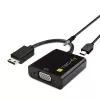 Conversor Techly HDMI Mini C para VGA IDATA HDMI-VGA4, VGA (D-Sub), HDMI Type-C (Mini), ficha, conector fêmea, 1920 x 1080 píxeis, 1080p, 720p, 480p