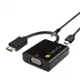 Conversor Techly HDMI Mini C para VGA IDATA HDMI-VGA4, VGA (D-Sub), HDMI Type-C (Mini), ficha, conector fêmea, 1920 x 1080 píxeis, 1080p, 720p, 480p