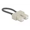 Adaptador de loopback de fibra ótica SC DeLOCK 86922
