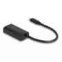 Adaptador de género de cabo DeLOCK 61026 USB-C para RJ45 preto