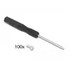 DeLOCK 66816 conjunto de montagem para adaptadores de fibra ótica (SC, LC, ST), 100 unidades