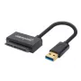 Cabo adaptador Manhattan USB-A para SATA 2,5 polegadas, 42 cm, ficha para ficha, 5 Gbit/s (USB 3.2 Gen1, também conhecido como USB 3.0), suporta LBA de 48 bits, SuperSpeed USB, três anos de garantia