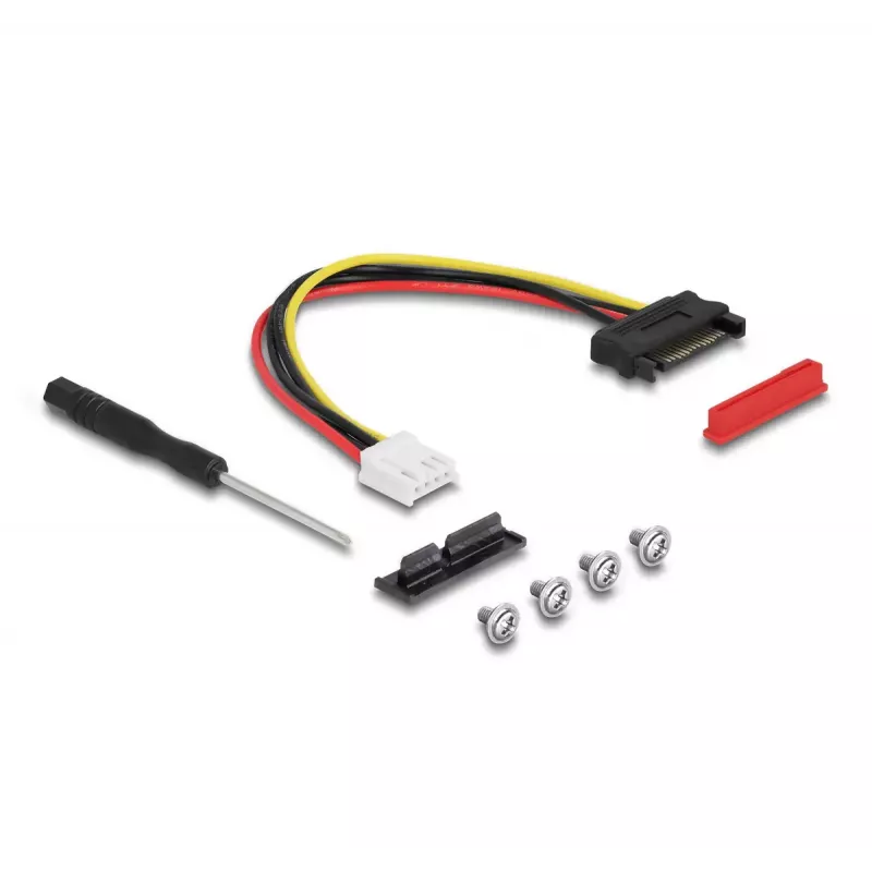 Adaptador DeLOCK M.2 Key A+E para PCIe x1 NVMe inclinado 20 cm cabo