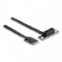 Adaptador DeLOCK M.2 Key A+E para PCIe x1 NVMe inclinado 20 cm cabo