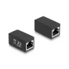 Adaptador DeLOCK conector fêmea RJ45 para conector fêmea RJ45 Cat.6 preto