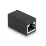 Adaptador DeLOCK conector fêmea RJ45 para conector fêmea RJ45 Cat.6 preto