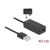 Adaptador de headset USB e microfone DeLOCK 66731