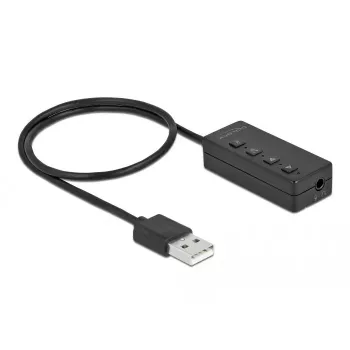 Adaptador de headset USB e microfone DeLOCK 66731