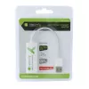 Conversor Techly USB2.0 para Fast Ethernet 10/100 Mbit/s, com fios, USB, Ethernet, 100 Mbit/s, branco