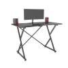 Secretária gaming Techly para PC com bordo ergonómico chanfrado preto