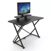 Secretária gaming Techly para PC com bordo ergonómico chanfrado preto