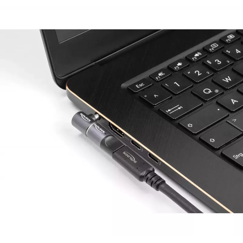 Adaptador de cabo DeLOCK 80783 Lenovo 11,0 x 4,5 mm 8 pinos antracite