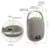 Altifalante portátil/para festas Techly ICASBL321GR mono altifalante portátil cinzento 5 W