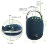 Altifalante portátil/para festas Techly ICASBL321BL mono altifalante portátil azul 5 W