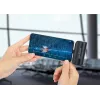 Powerbank Manhattan com ficha USB-C integrada, 5000 mAh, até 20 W de potência de saída, kickstand para utilização como suporte de carregamento de telemóvel, preto, um ano de garantia