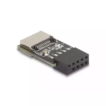 Adaptador USB Type-E interno DeLOCK 67175 USB Type-C fêmea cinzento