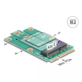 Adaptador interno M.2 DeLOCK 64338 conector Mini PCI Express