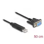 Adaptador DeLOCK 67381 USB 2.0 para RS-232 DB9 série 0,5 m