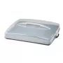 Hama 00111497 tabuleiro de servir retangular preto, transparente