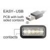 Cabo USB DeLOCK 83848 USB 2.0 1 m USB A Micro-USB B preto